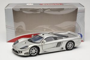 Saleen S7 Sidabrinis Welly 1:18 23124646-M20 Metalas - nuotrauka 8 iš 8