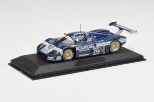 Sauber C9 #62 J. Dumfries / C. Ganassi 1987 Minichamps 1:43 SAUBER002 Metalas - nuotrauka 2 iš 4