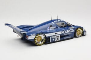 Sauber Mercedes C9 Kouros Racing #61 M. Thackwell / H. Pescarolo 24 Hours of Le Mans 1987 Minichamps 1:18 155873561 Metalas - nuotrauka 2 iš 6