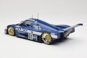 Sauber Mercedes C9 Kouros Racing #61 M. Thackwell / H. Pescarolo 24 Hours of Le Mans 1987 Minichamps 1:18 155873561 Metalas - nuotrauka 5 iš 6
