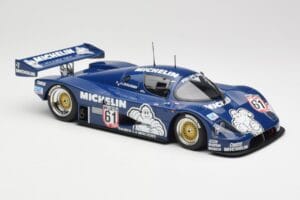 Sauber Mercedes C9 Michelin #61 J-L. Schlesser Winner ADAC Supersprint 1987 Minichamps 1:18 155873581 Metalas - nuotrauka 4 iš 6