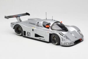 Sauber Mercedes C9 #61 M. Baldi / K. Acheson / G. Brancatelli 2nd Place 24 Hours of Le Mans 1989 Minichamps 1:18 155893561 Me - nuotrauka 4 iš 6