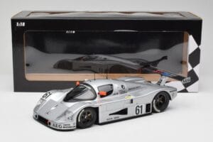 Sauber Mercedes C9 #61 M. Baldi / K. Acheson / G. Brancatelli 2nd Place 24 Hours of Le Mans 1989 Minichamps 1:18 155893561 Me - nuotrauka 6 iš 6