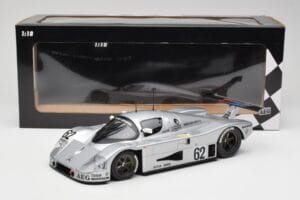 Sauber Mercedes C9 #62 J. Schlesser / J-P. Jabouille / A. Cudini 5th Place 24 Hours of Le Mans 1989 Minichamps 1:18 155893562 - nuotrauka 6 iš 6