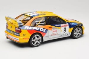 SEAT Cordoba WRC Evo 2 #9 H. Rovanpera / R. Pietilainen Rally San Remo 1999 Otto 1:18 OT483 Derva - nuotrauka 2 iš 6
