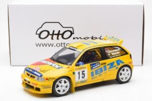 SEAT Ibiza Kit Car Evo 2 #15 H. Rovanpera / R. Pietilanen Rally Monte Carlo 1998 Otto 1:18 OT445 Derva - nuotrauka 6 iš 6