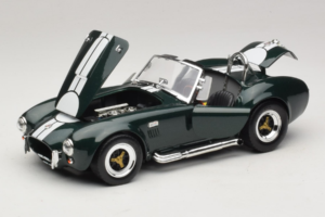 Shelby Cobra 427 S/C Tamsiai Žalias Baltos Juostos Road Signature 1:18 92058-P1 Metalas - nuotrauka 2 iš 8