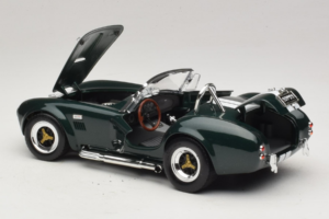 Shelby Cobra 427 S/C Tamsiai Žalias Baltos Juostos Road Signature 1:18 92058-P1 Metalas - nuotrauka 5 iš 8