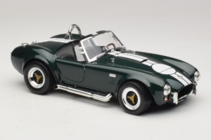 Shelby Cobra 427 S/C Tamsiai Žalias Baltos Juostos Road Signature 1:18 92058-P1 Metalas - nuotrauka 6 iš 8