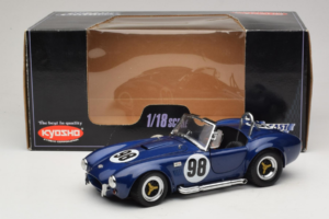 Shelby Cobra 427 S/C #98 Mėlynas Kyosho 1:18 8838 Metalas - nuotrauka 8 iš 8
