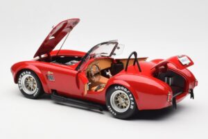 Shelby Cobra 427 S/C Raudonas Kyosho 1:18 08047R Metalas - nuotrauka 5 iš 8
