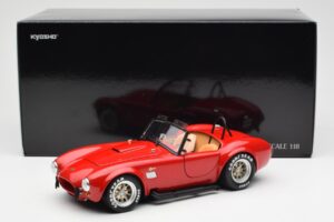 Shelby Cobra 427 S/C Raudonas Kyosho 1:18 08047R Metalas - nuotrauka 8 iš 8