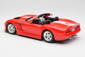 Shelby Series 1 Kabrioletas Raudonas Bburago 1:18 3353 Metalas - nuotrauka 7 iš 8