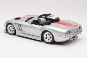 Shelby Series 1 Sidabrinis Bburago 1:18 3323 Metalas - nuotrauka 7 iš 8
