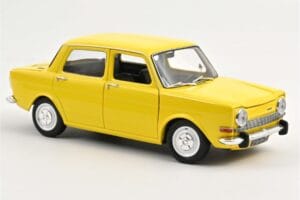Simca 1000 LS Maya Geltonas Norev 1:18 185714 Metalas