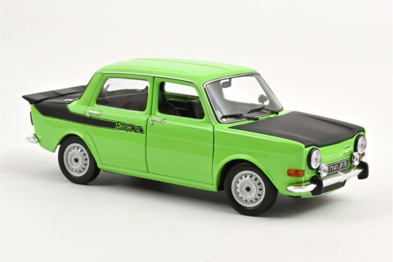 Simca 1000 Rally 2 Racing Žalias Norev 1:18 185715 Metalas