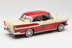 Simca Chambord Raudonas & Dramblio Kaulo Norev 1:18 185721 Metalas - nuotrauka 3 iš 8