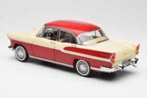 Simca Chambord Raudonas & Dramblio Kaulo Norev 1:18 185721 Metalas - nuotrauka 7 iš 8