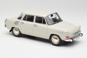 Skoda 1000 MB Pilkas & Baltas MCG 1:18 MCG18275 Metalas - nuotrauka 4 iš 6