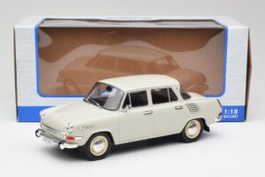 Skoda 1000 MB Pilkas & Baltas MCG 1:18 MCG18275 Metalas - nuotrauka 6 iš 6