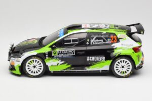Skoda Fabia Rally2 #23 O. Solberg / E. Edmondson Rally Monte Carlo 2023 IXO 1:18 18RMC155A Metalas - nuotrauka 3 iš 6