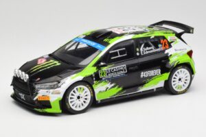 Skoda Fabia Rally2 #23 O. Solberg / E. Edmondson Rally Monte Carlo 2023 IXO 1:18 18RMC155A Metalas