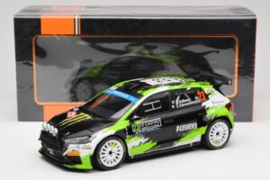 Skoda Fabia Rally2 #23 O. Solberg / E. Edmondson Rally Monte Carlo 2023 IXO 1:18 18RMC155A Metalas - nuotrauka 6 iš 6