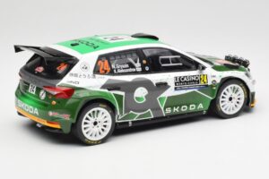 Skoda Fabia Rally2 #24 N. Gryazin / K. Aleksandrov Rally Monte Carlo 2023 IXO 1:18 18RMC155B Metalas - nuotrauka 2 iš 6