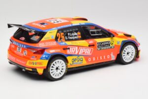 Skoda Fabia Rally2 #25 P. Lopez Rally Monte Carlo 2024 IXO 1:18 18RMC199 Metalas - nuotrauka 2 iš 6