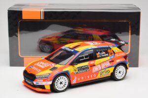 Skoda Fabia Rally2 #25 P. Lopez Rally Monte Carlo 2024 IXO 1:18 18RMC199 Metalas - nuotrauka 6 iš 6