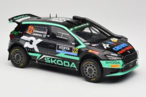 Skoda Fabia Rally2 #22 Toksport G. Greensmith / J. Andersson Safari Rally Kenya 2024 IXO 1:18 18RMC209 Metalas - nuotrauka 4 iš 6