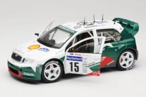 Skoda Fabia WRC #15 T. Gardemeister / P. Lukander WRC 1999 Solido 1:18 90457 Metalas - nuotrauka 2 iš 8