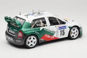 Skoda Fabia WRC #15 T. Gardemeister / P. Lukander WRC 1999 Solido 1:18 90457 Metalas - nuotrauka 3 iš 8