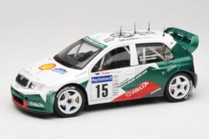 Skoda Fabia WRC #15 T. Gardemeister / P. Lukander WRC 1999 Solido 1:18 90457 Metalas