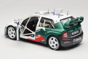 Skoda Fabia WRC #15 T. Gardemeister / P. Lukander WRC 1999 Solido 1:18 90457 Metalas - nuotrauka 5 iš 8