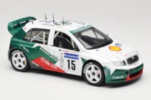 Skoda Fabia WRC #15 T. Gardemeister / P. Lukander WRC 1999 Solido 1:18 90457 Metalas - nuotrauka 6 iš 8
