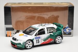 Skoda Fabia WRC #15 T. Gardemeister / P. Lukander WRC 1999 Solido 1:18 90457 Metalas - nuotrauka 8 iš 8