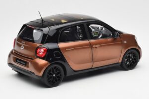 Smart Forfour W453 Juodas Hazel Rudas Norev 1:18 B66960299 Metalas - nuotrauka 3 iš 8