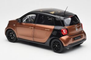Smart Forfour W453 Juodas Hazel Rudas Norev 1:18 B66960299 Metalas - nuotrauka 7 iš 8