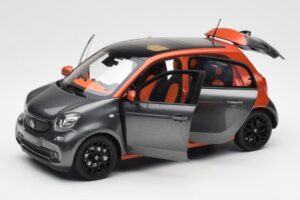 Smart Forfour W453 Lava Oranžinis Grafitas Pilkas Norev 1:18 B66960298 Metalas - nuotrauka 2 iš 8