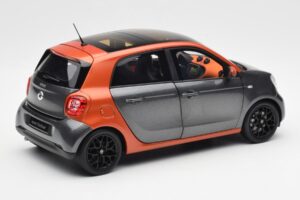 Smart Forfour W453 Lava Oranžinis Grafitas Pilkas Norev 1:18 B66960298 Metalas - nuotrauka 3 iš 8