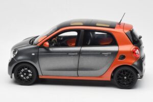 Smart Forfour W453 Lava Oranžinis Grafitas Pilkas Norev 1:18 B66960298 Metalas - nuotrauka 4 iš 8