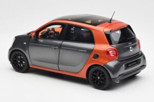 Smart Forfour W453 Lava Oranžinis Grafitas Pilkas Norev 1:18 B66960298 Metalas - nuotrauka 7 iš 8