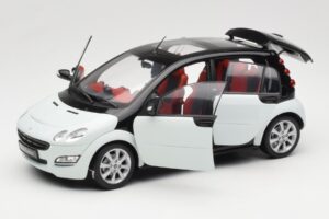 Smart Forfour Baltas Kyosho 1:18 0019141V001C01Q00 Metalas - nuotrauka 2 iš 8