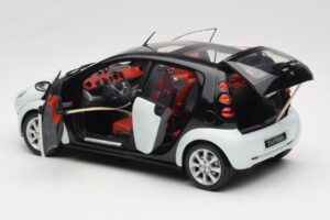 Smart Forfour Baltas Kyosho 1:18 0019141V001C01Q00 Metalas - nuotrauka 5 iš 8