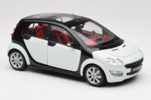 Smart Forfour Baltas Kyosho 1:18 0019141V001C01Q00 Metalas - nuotrauka 6 iš 8