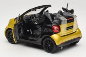 Smart Fortwo 453 Kabrioletas Juodas Ir Geltonas Norev 1:18 B66960289 Metalas - nuotrauka 5 iš 8