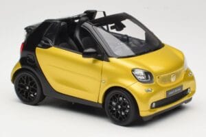Smart Fortwo 453 Kabrioletas Juodas Ir Geltonas Norev 1:18 B66960289 Metalas - nuotrauka 6 iš 8
