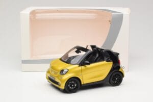 Smart Fortwo 453 Kabrioletas Juodas Ir Geltonas Norev 1:18 B66960289 Metalas - nuotrauka 8 iš 8