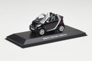 Smart Fortwo Cabrio Giliai Juodas Minichamps 1:43 Q0022561V001C18Q00 Metalas - nuotrauka 2 iš 4